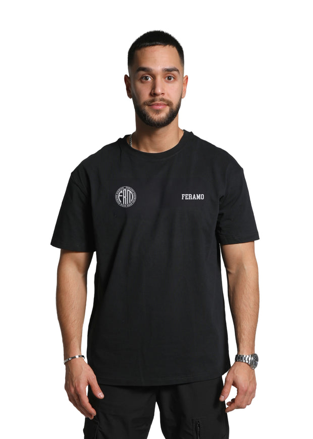 OVERSIZE SHIRT FERAMO CLUB BLACK ULTRAHEAVY
